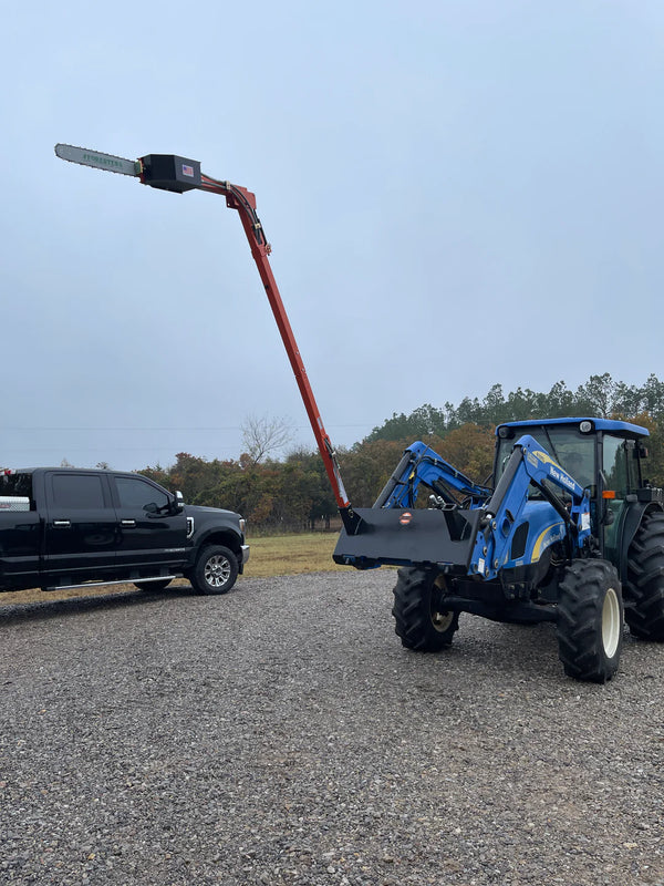 LimbSaw LS8 Hydraulic Chainsaw Full Kit with Quick Attach Plate - Skid Steer Mount (LSQP-LS8F-0104)
