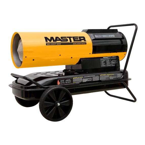 Master 220,000 BTU Silent Drive Kerosene Diesel Forced Air Heater