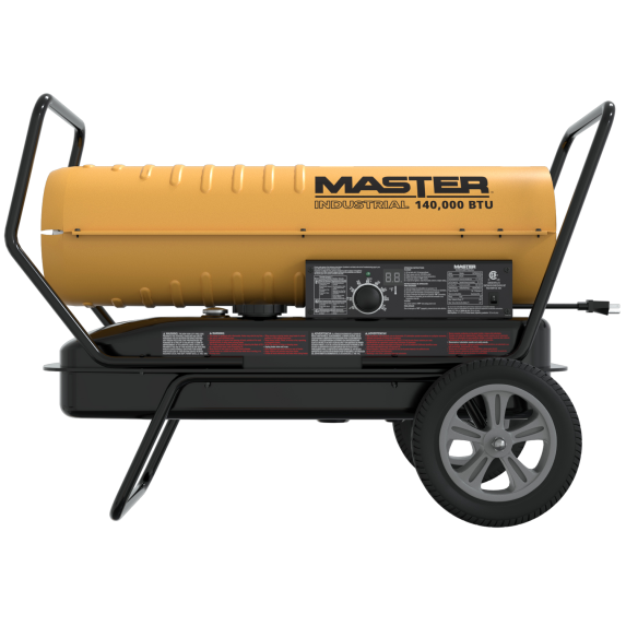 Master Industrial 140,000 BTU Kerosene Diesel Forced Air Heater with Thermostat