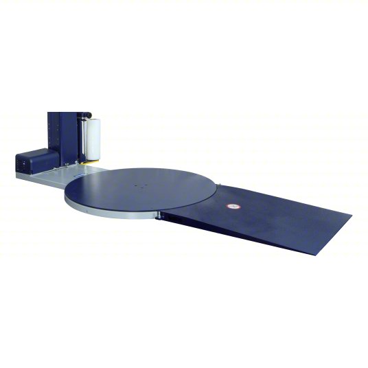 ROBOPAC Industrial Turntable Ramp - 57.2" x 48" Heavy Duty Pallet Loading Ramp
