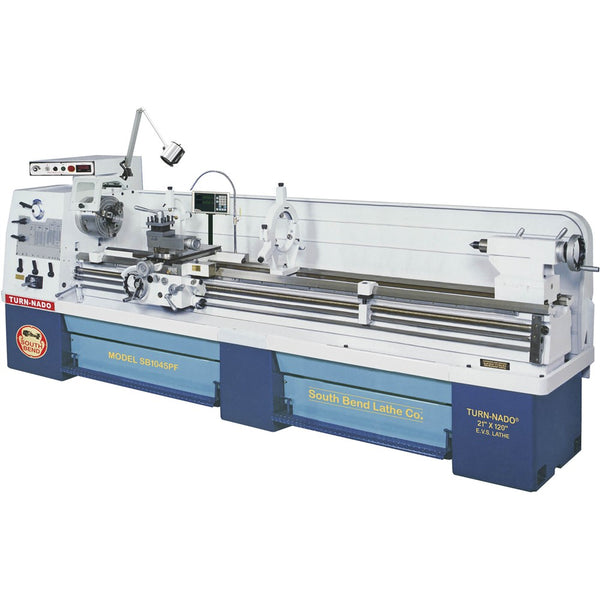 Grizzly Industrial South Bend SB1045PF 21x120 Turn-Nado EVS Lathe with Digital Readout