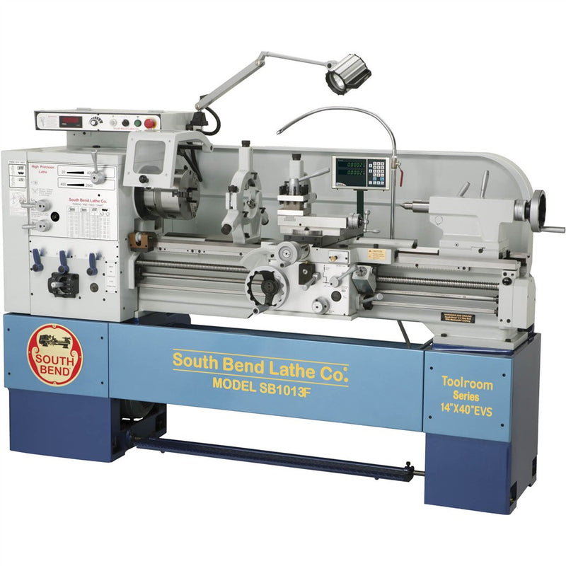 Baileigh Industrial South Bend SB1013F 14" x 40" EVS 440V Toolroom Lathe with Fagor DRO