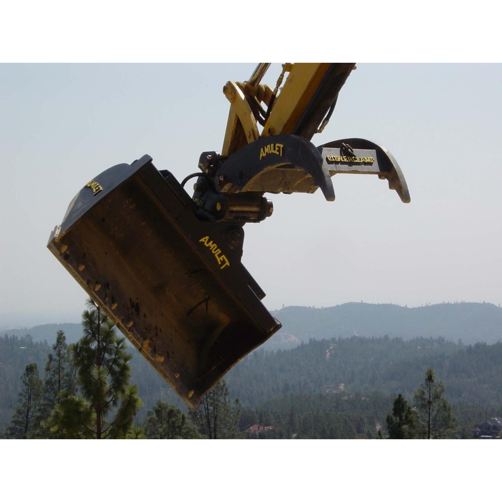 Hydraulic Tilt Bucket for Excavators - 45° Precision Grading | Amulet ...