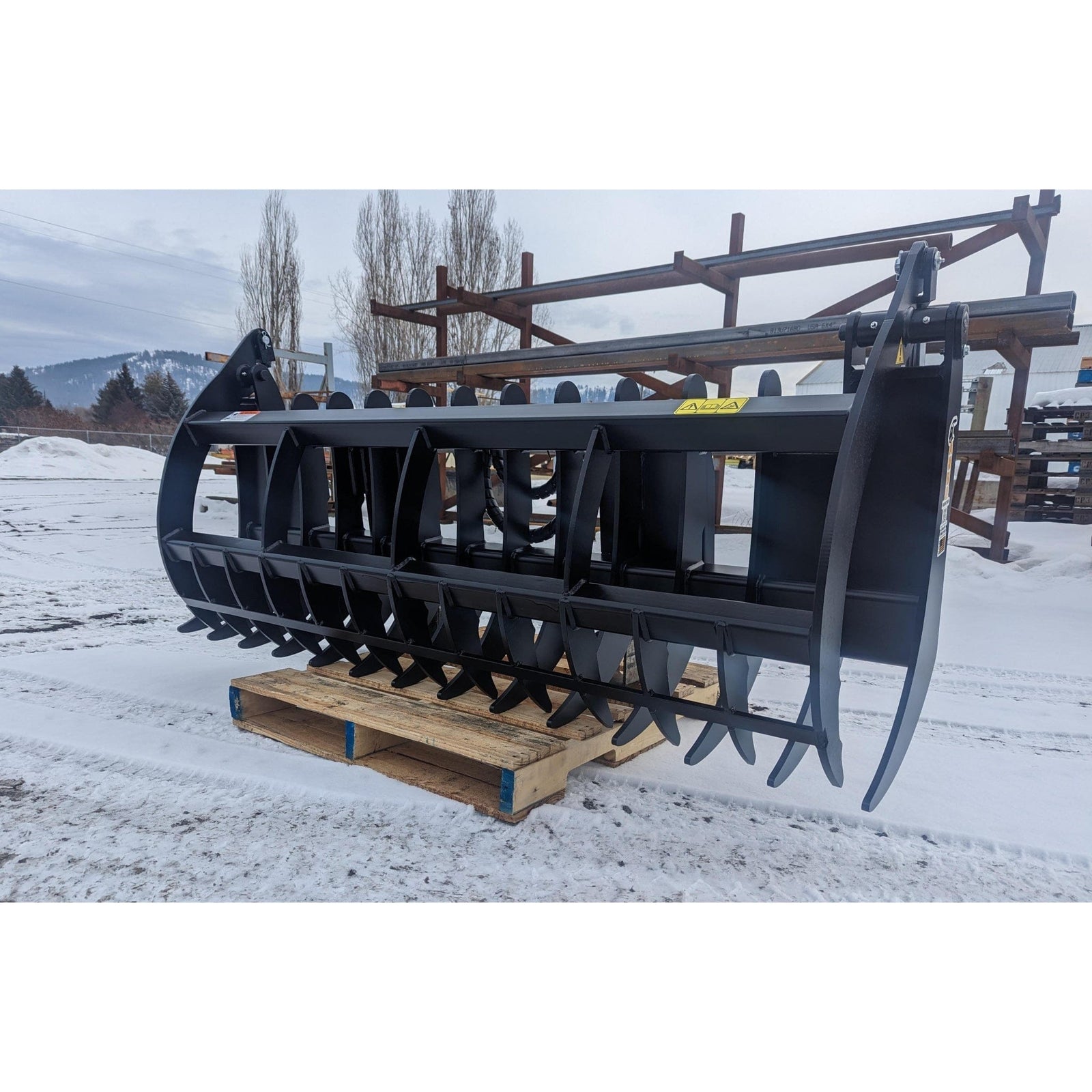 Graptor Rake SitePro Grapple Rake Essential Attachments for Heavy Machinery