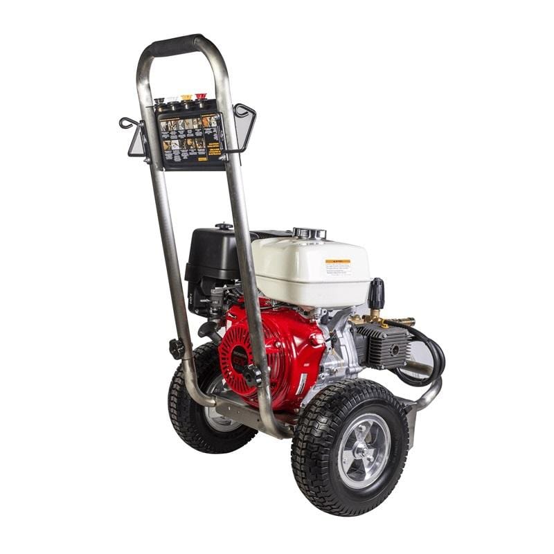 BE 389cc Honda Engine 4000 PSI @ 4.0 GPM External Unloader Pressure Washer - CAT 66DX40GG1 PUMP PE-4013HWPSCAT