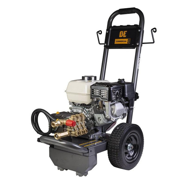 BE B2565HCS 2500 PSI @ 3.0 GPM Direct Drive 196cc Honda Engine Triplex Comet Pump Commercial Gas Pressure Washer B2565HCS