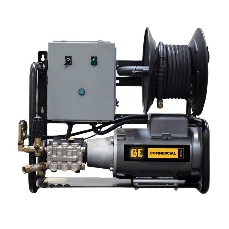 BE Commercial Series 1500 PSI @ 2.0 GPM 2HP 110V Single Phase General Pump Electric Pressure Washer - Wall Mount X-1520FW1GENH