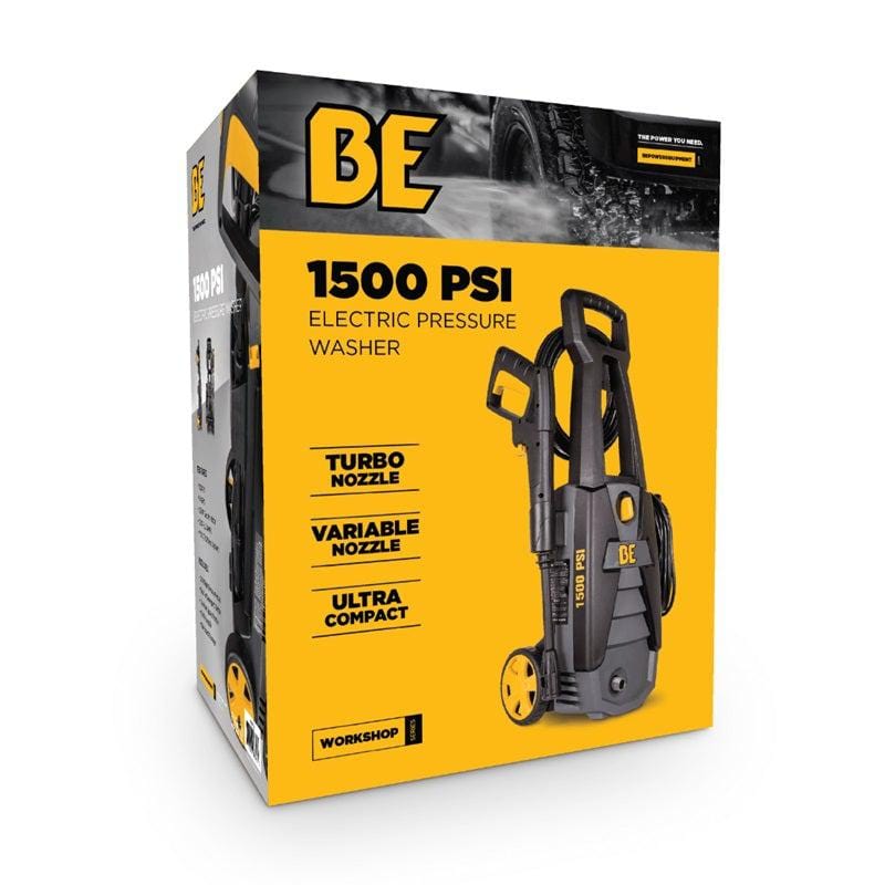 BE P1415EN Workshop 1500 PSI @ 1.4 GPM Powerease AR Pump Cold Water Electric Pressure Washer P1415EN