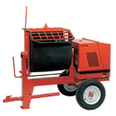 Crown 8P Series Mortar Mixer - 8 Cubic Feet, Poly Drum, Highway Towable