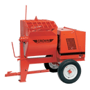 Crown 8S Series Mortar Mixer - 8 Cubic Feet, Steel Drum, Highway Towable