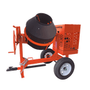Crown C9P Series Concrete Mixer - 9 Cubic Feet, Poly Drum, Torsion Axle, Highway Towable 