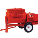 Crown Hydraulic Mortar Mixer, H16S Series - 16 Cubic Feet, Steel Drum, Highway Towable, Torsion Axle, Hydraulic Drive/Dump