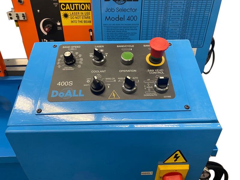 DoALL 10” x 16” Structural Band Saw with Variable Frequency Drive 400-