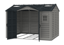 Duramax 10.5 x 8 Shed Apex Pro w/fndtn, 2 windows & side door 40116