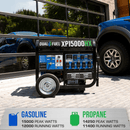 DuroMax XP15000HX 12000W/15000W Dual Fuel Gas Propane Generator with Remote Start and CO Alert New XP15000HX