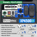 DuroMax XP4500IH 3600W/4500W 223cc CO Alert Dual Fuel Remote Start Inverter Generator New XP4500IH