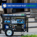 DuroMax XP5500HX 4500W/5500W Dual Fuel CO Alert Electric Start Generator New XP5500HX