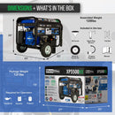 DuroMax XP5500HX 4500W/5500W Dual Fuel CO Alert Electric Start Generator New XP5500HX