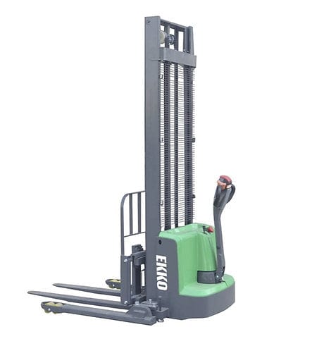 EKKO EB13ES-LI Full Powered Straddle Stacker 2800 lb Cap., 119" Height SIDE SHIF EB13ES -LI