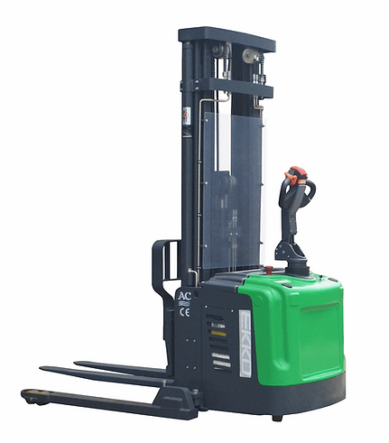 EKKO EB16EAS-189Li Straddle Stacker 4400 lb Cap., 189" Height, SIDE-SHIFT EB16EAS-189Li