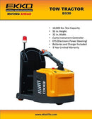 EKKO EG30 Tow Tractor 10,000lbs. Tow Capacity EG30