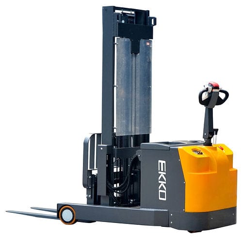 EKKO EH15TH Moving Mast Walkie Reach Truck 3300 lb Cap., 216" Height EH15TH