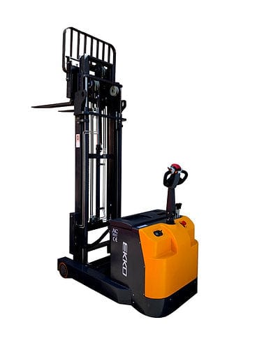 EKKO EH15TH Moving Mast Walkie Reach Truck 3300 lb Cap., 216" Height EH15TH