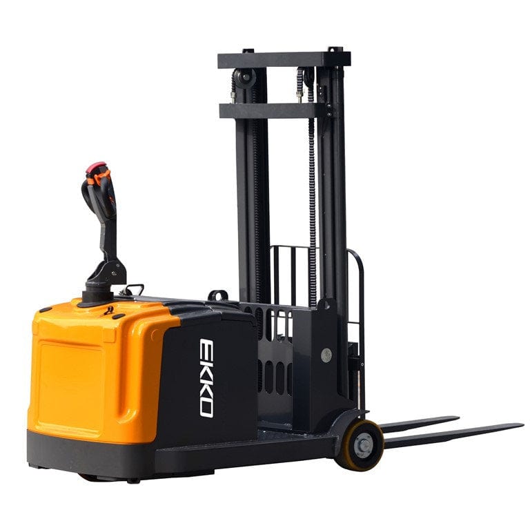 EKKO EK14-130 Fully Powered Counterbalanced Walkie Stacker 3300 lb Cap., 130" Height EK14-130