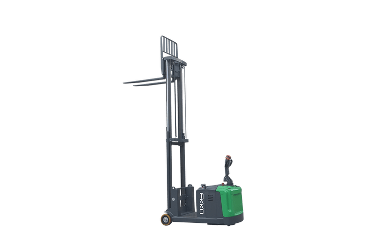 EKKO EK14S-130LI Lithium Counterbalanced Walkie Stacker SIDE-SHIFTING EK14S-130LI