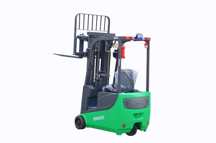 EKKO EK15A-189LI 3-Wheel Electric Forklift, 3300 lbs Cap., 189'' Lift Ht. EK15A-189LI