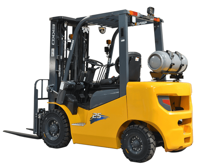 EKKO EK25-212LP Pneumatic Forklift (LPG) 5000 lbs cap, 212" Lift Height EK25-212LP