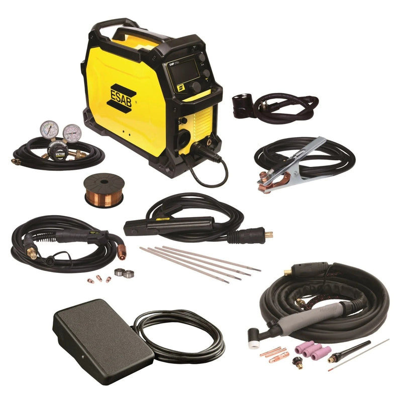 ESAB Rebel EMP 215ic MIG/Stick/TIG Welder with Foot Control (0558102240) ESB0558102240_W4014450