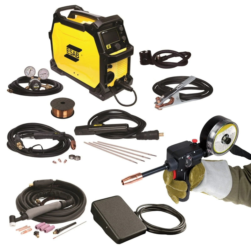 ESAB Rebel EMP 215ic Welder with Spoolgun and Foot Control (0558102240) ESB0558102240_THA10271397_W4014450