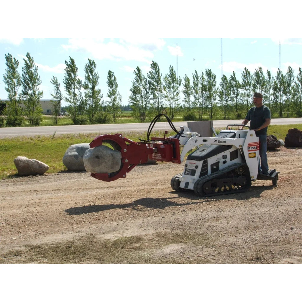 Compact Track Loader Attachment Storage Rack EZ SPOT UR Compact Track Loader Rotating Attachment Base