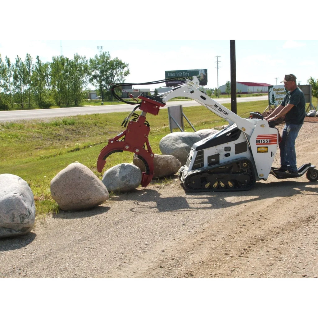 Compact Track Loader Attachment Storage Rack EZ SPOT UR Compact Track Loader Rotating Attachment Base