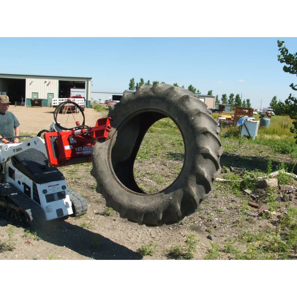 Compact Track Loader Attachment Storage Rack EZ SPOT UR Compact Track Loader Rotating Attachment Base