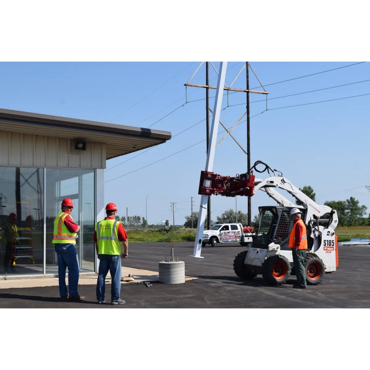 UR Standard Skid Steer Pole Setter