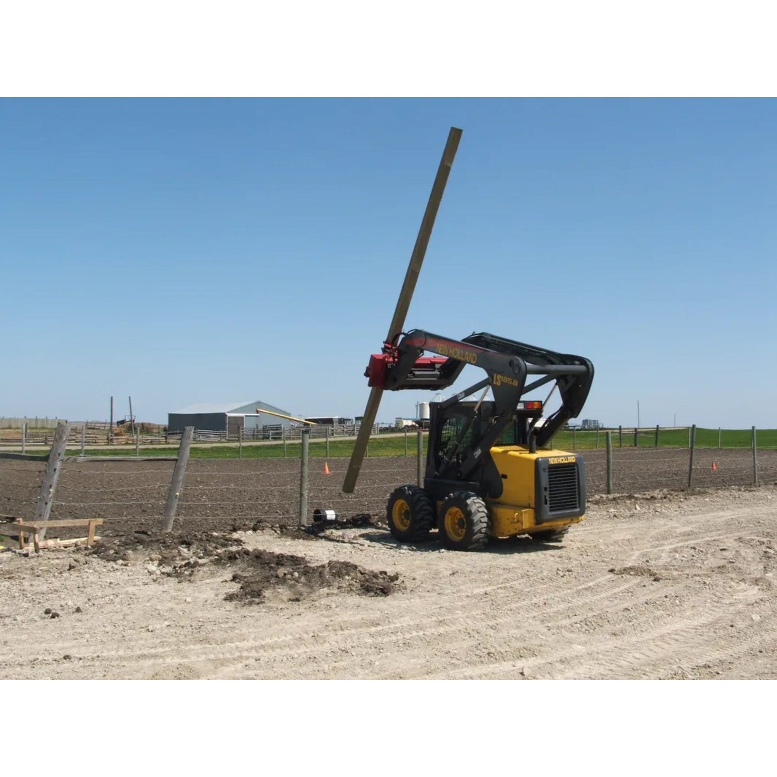 EZ SPOT UR Standard Skid Steer Pole Setter