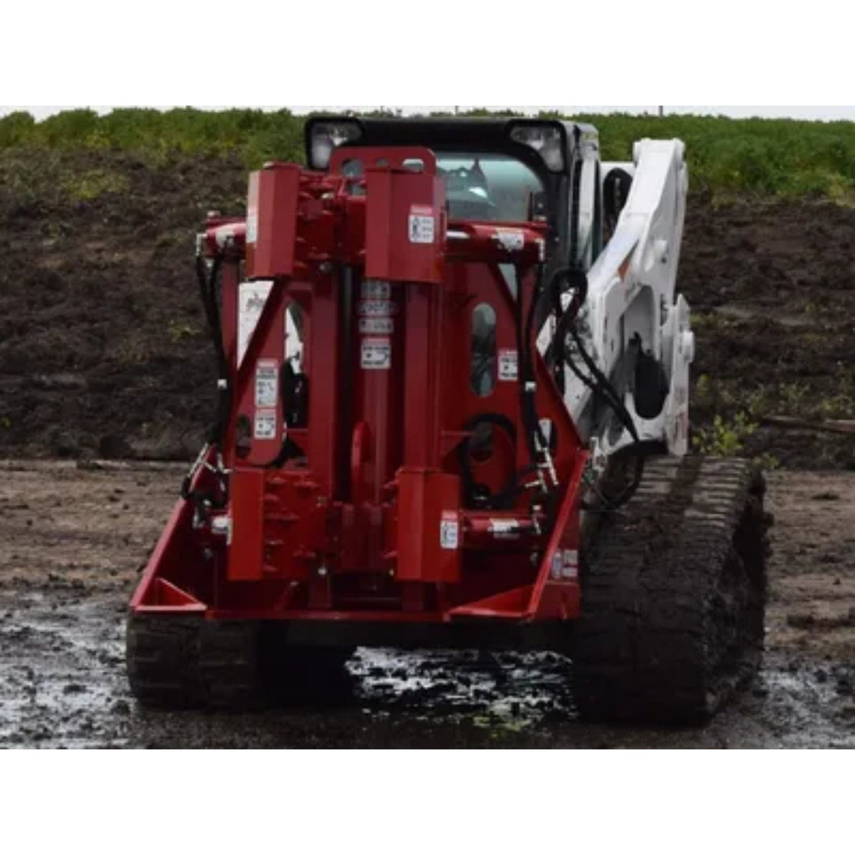 EZ SPOT UR Skid Steer Double Clamp Pole Jack Attachment