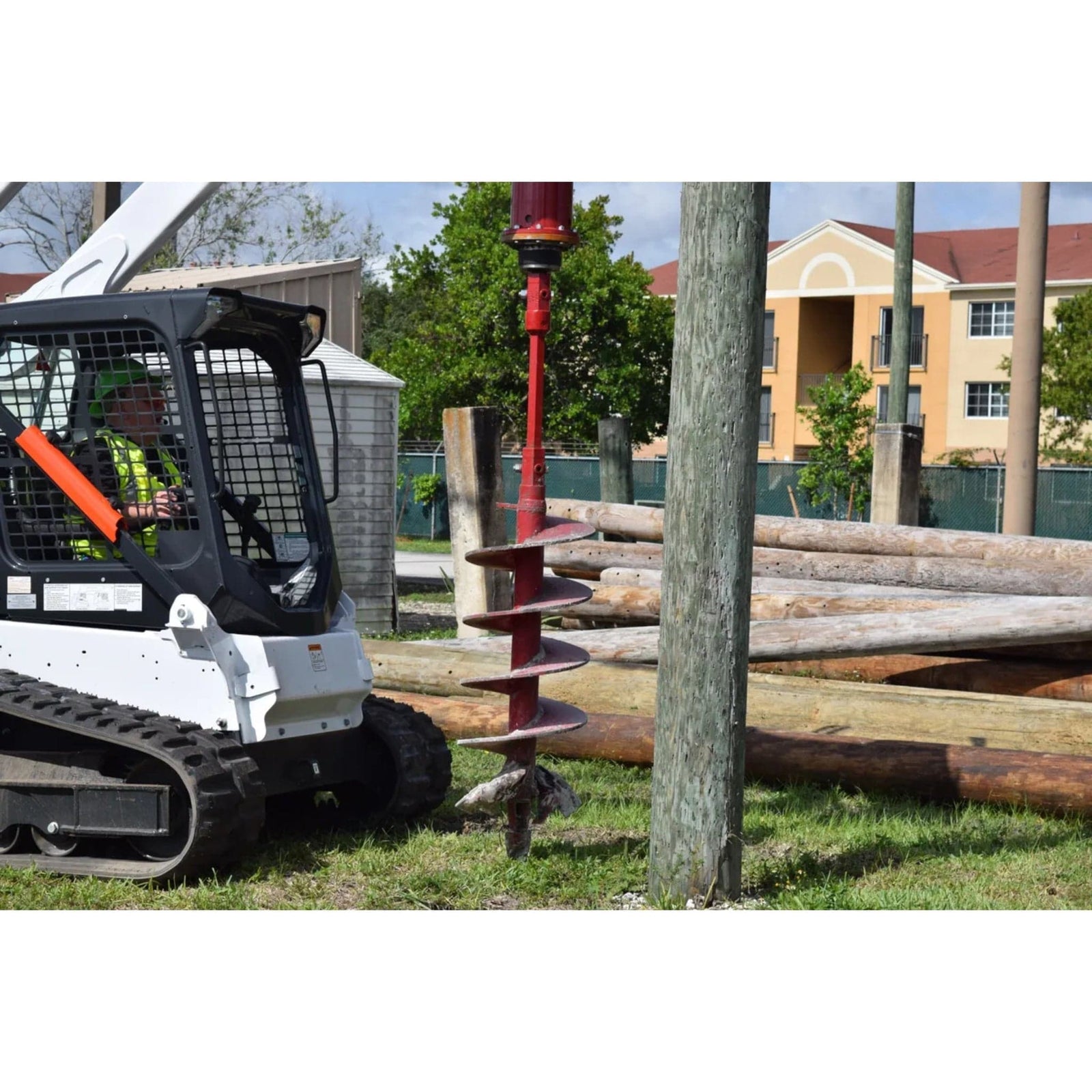 EZ SPOT UR Skid Steer Drive Auger Attachment