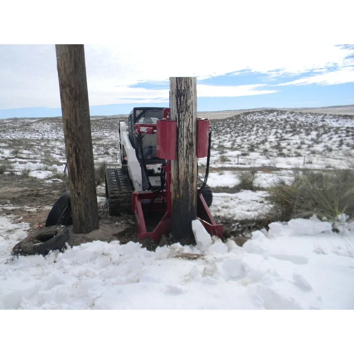 WAKE. POLETECセットアップ UR Skid Steer Pole Jack Attachment