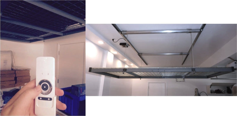 Garage Storage Lift 600 lbs w/ Remote - Auxx-Lift 1600