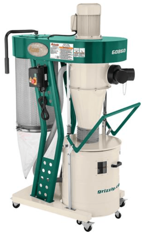 Grizzly G0860 - 1-1/2 HP Portable Cyclone Dust Collector G0860