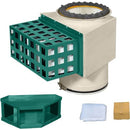 Grizzly Industrial 1-1/2 HP Ultra-Quiet Dual-Filtration HEPA Cyclone Dust Collector G0777HEP