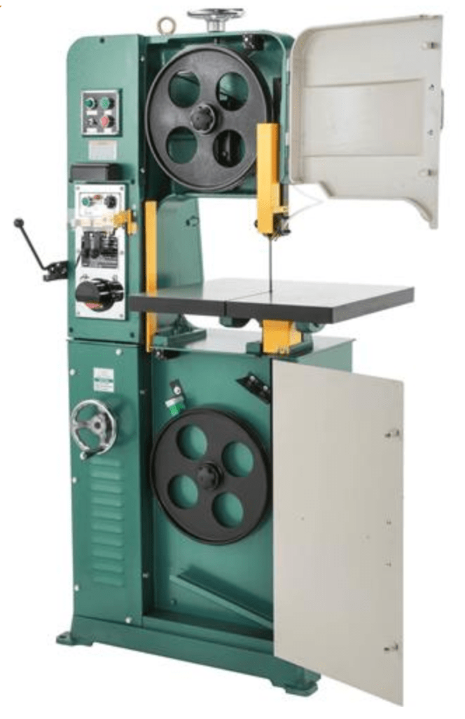 Grizzly Industrial 14" 1-1/2 HP Variable-Speed Vertical Metal-Cutting Bandsaw G0806