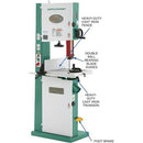 Grizzly Industrial 17" 2 HP Extreme-Series Bandsaw with Cast-Iron Trunnion & Foot Brake Micro-Switch G0513X2BF