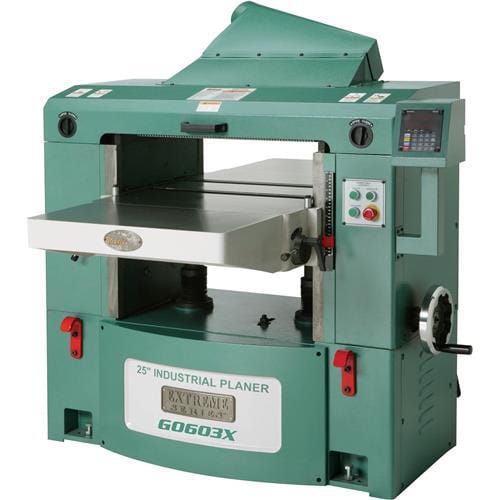 Grizzly Industrial 25" 15 HP 3-Phase Extreme-Series Planer w/ Helical Cutterhead G0603X