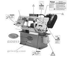 Grizzly Industrial 9" x 16" 1-1/2 HP Metal-Cutting Bandsaw G0811