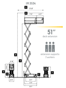IMER ACCESS - IM 3534 - 40’ Electric Scissor Lift 1128496