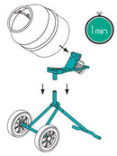 IMER Minuteman II 5 CF 110v Portable Multi Mixer with Standard Metal Drum. 1126608